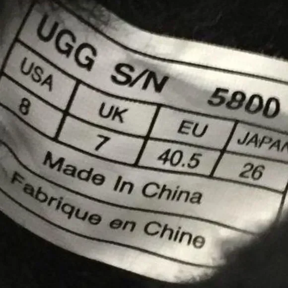 UGG Women's Black Fleece Lined Boots - Picture 5 of 5